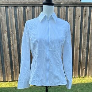 CAbi Vintage White Button Down Shirt for Women EUC